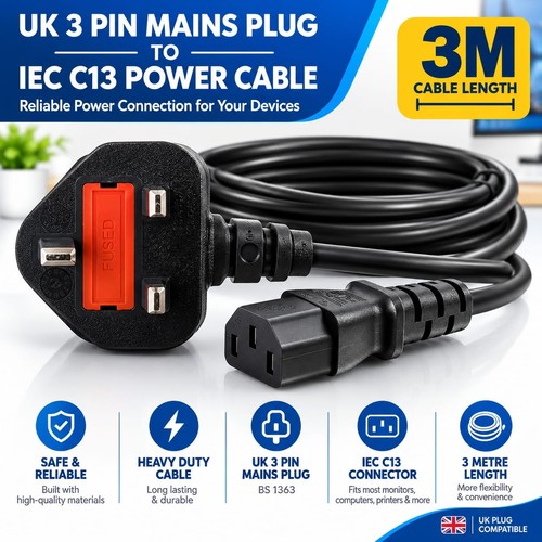 Computer power cable - uk,