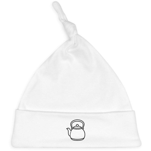 Tea kettle knotted baby hat - 'tea,